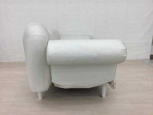 シノハラ ソファーベッド ホワイト 合皮 シエル