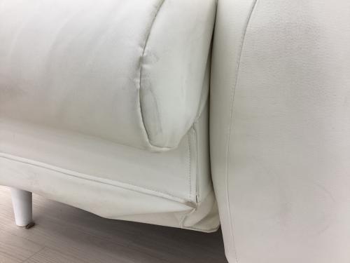 シノハラ ソファーベッド ホワイト 合皮 シエル