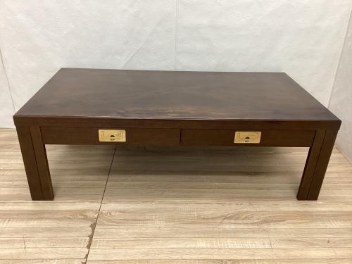 DOMANI (ドマニ) ローテーブル ブラウン 引出し付 モーガントン