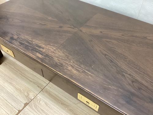 DOMANI (ドマニ) ローテーブル ブラウン 引出し付 モーガントン