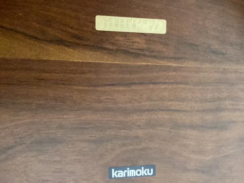karimoku (カリモク) ダイニング3点セット ブラウン コロニアル