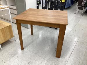 コスパクリエーション ダイニングテーブル 収納ラック付 伸縮ダイニング 北欧ヴィンテージテイスト