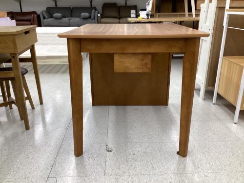 コスパクリエーション ダイニングテーブル 収納ラック付 伸縮ダイニング 北欧ヴィンテージテイスト