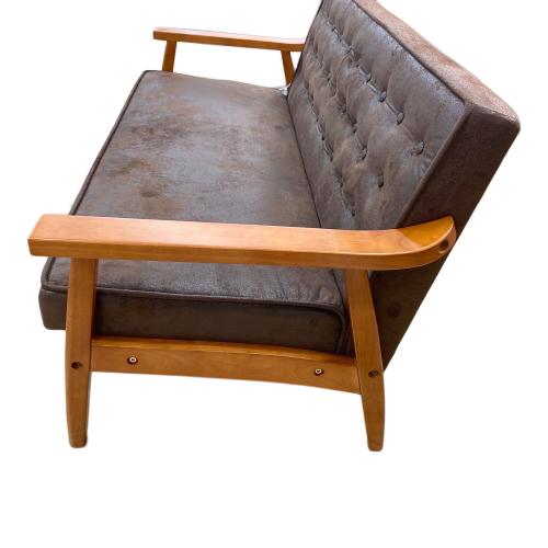 コスパクリエーション 木肘ヴィンテージソファ 2人掛け Bedford