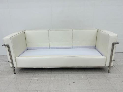 コスパクリエーション ル・コルビジェ ソファ LC2 リプロダクト品 3人