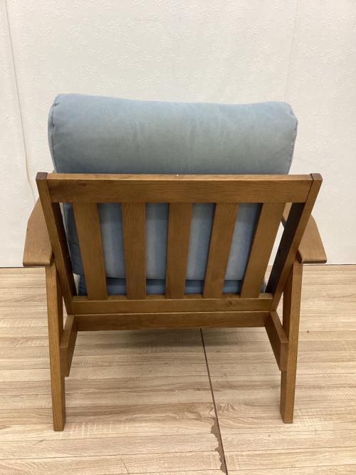 DOORS LIVING PRODUCTS (ドアーズリビングプロダクツ) 1人掛けソファー ブルー　オーク材 Bothy Canvas Sofa 1P 幅:約73㎝