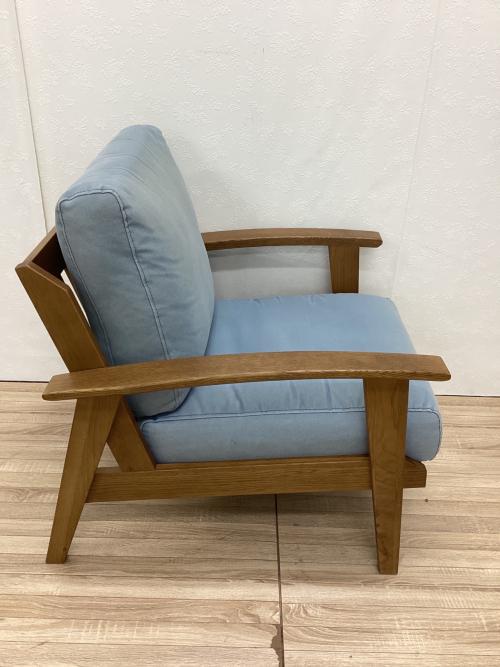 DOORS LIVING PRODUCTS (ドアーズリビングプロダクツ) 1人掛けソファー ブルー　オーク材 Bothy Canvas Sofa 1P 幅:約73㎝