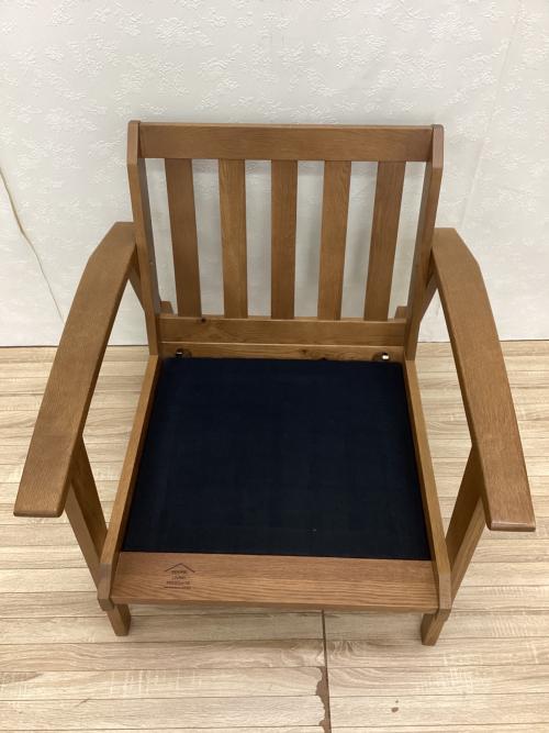 DOORS LIVING PRODUCTS (ドアーズリビングプロダクツ) 1人掛けソファー ブルー　オーク材 Bothy Canvas Sofa 1P 幅:約73㎝