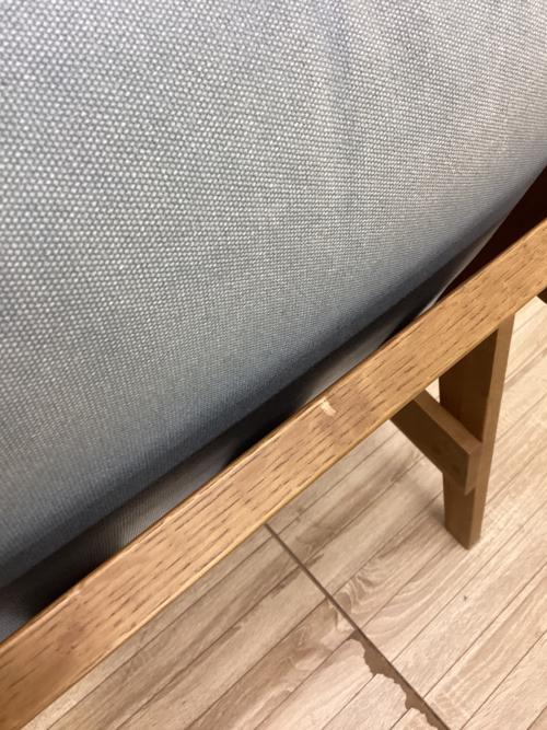 DOORS LIVING PRODUCTS (ドアーズリビングプロダクツ) 1人掛けソファー ブルー　オーク材 Bothy Canvas Sofa 1P 幅:約73㎝