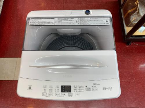 Haier (ハイアール) 全自動洗濯機 5.5kg JW-U55MK 2025年製 リファビッシュ品 クリーニング済 50Hz／60Hz