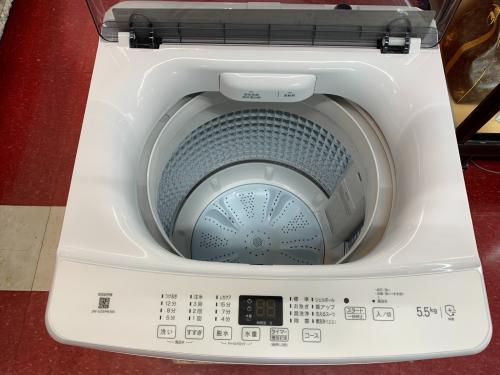Haier (ハイアール) 全自動洗濯機 5.5kg JW-U55MK 2025年製 リファビッシュ品 クリーニング済 50Hz／60Hz