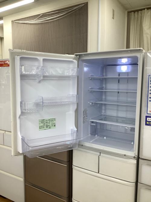 SHARP (シャープ) 5ドア冷蔵庫 SJ-X418K-W 2023年製 自氷付き 412L
