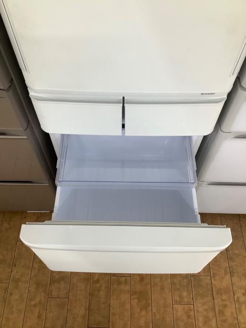SHARP (シャープ) 5ドア冷蔵庫 SJ-X418K-W 2023年製 自氷付き 412L