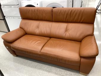 karimoku (カリモク) 2人掛けソファー キャメル 総革