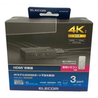 ELECOM (エレコム) HDMI切替器 AVセレクター DH-SW4KP31BK