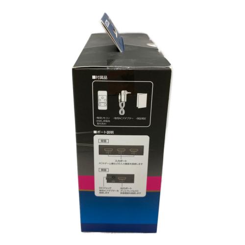 ELECOM (エレコム) HDMI切替器 AVセレクター DH-SW4KP31BK