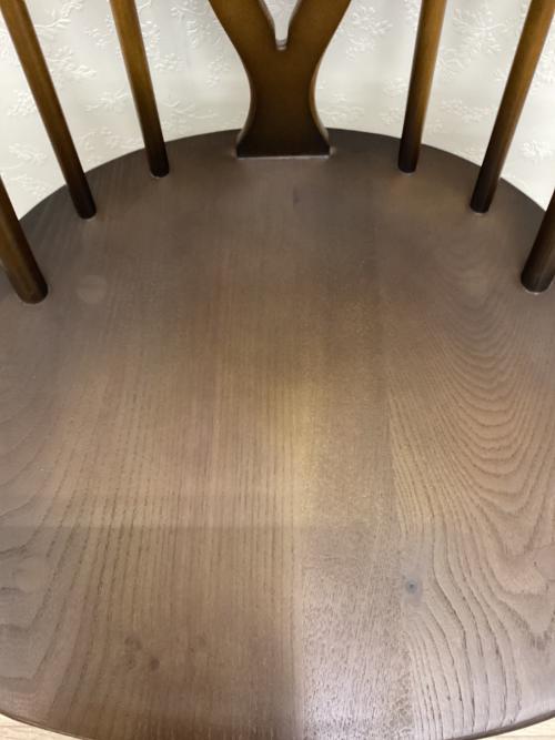 ercol (アーコール) ウィンザーチェア ダークブラウン イギリスビンテージ家具 シスルバック