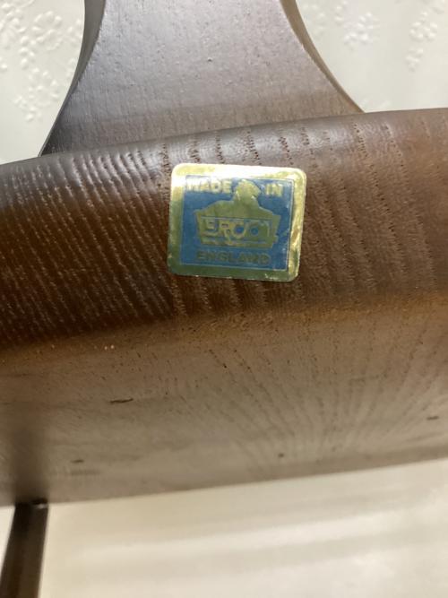 ercol (アーコール) ウィンザーチェア ダークブラウン イギリスビンテージ家具 シスルバック