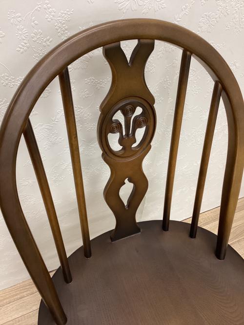 ercol (アーコール) ウィンザーチェア ダークブラウン イギリスビンテージ家具 シスルバック