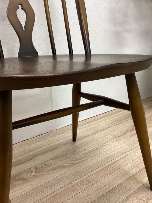 ercol (アーコール) ウィンザーチェア ダークブラウン イギリスビンテージ家具 シスルバック
