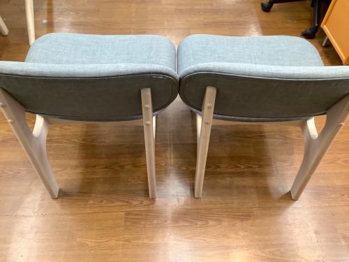 ニトリ リラックスワイド リビングダイニングチェア ベンチ グレー 2人