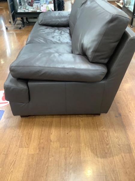 HUKLA (フクラ) 2人掛けソファー ダークブラウン 総革｜トレファクONLINE