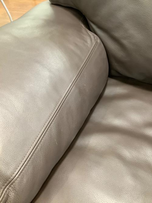 HUKLA (フクラ) 2人掛けソファー ダークブラウン 総革