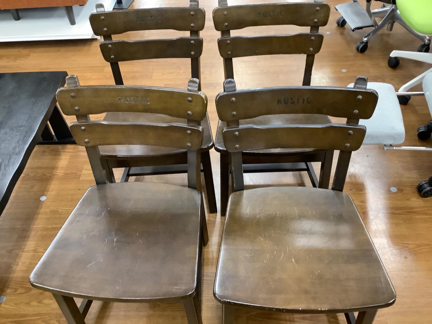 karimoku (カリモク) ダイニング5点セット ブラウン RUSTIC