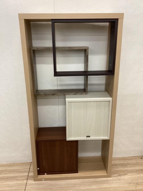 白井産業 (シライサンギョウ) オープンラック ナチュラル×ブラウン