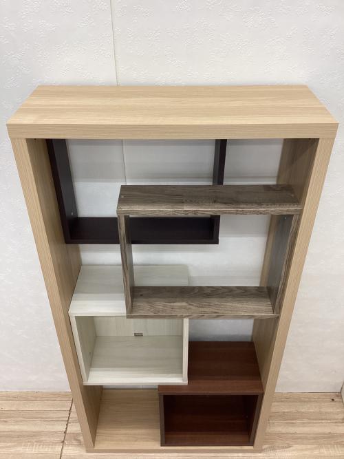 白井産業 (シライサンギョウ) オープンラック ナチュラル×ブラウン