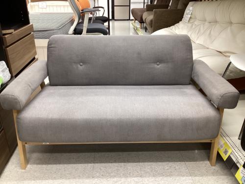 2人掛けソファー グレー