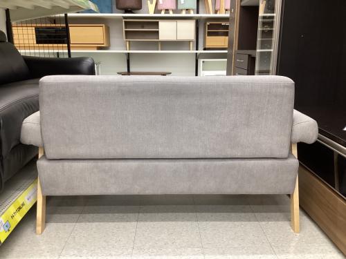 2人掛けソファー グレー