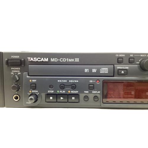 TASCAM (タスカム) CDプレーヤー MD-CD1MKⅢ 2019年製