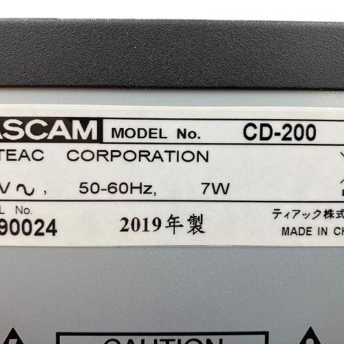 TASCAM (タスカム)業務用CDプレイヤー CD-200 2019年製　