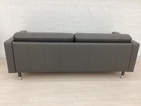 IKEA (イケア) 3人掛けソファー グレー 合皮 ランズクローナ