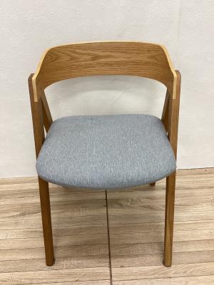 UNICO (ウニコ) ダイニングチェアー ナチュラル×グレー ELEMT