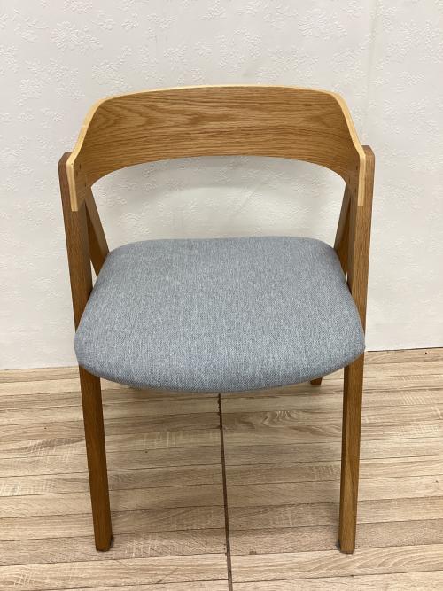 UNICO (ウニコ) ダイニングチェアー ナチュラル×グレー ELEMT