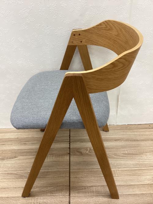 UNICO (ウニコ) ダイニングチェアー ナチュラル×グレー ELEMT