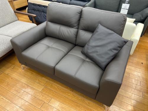 不二貿易 (フジボウエキ) 2人掛けソファー ブラウン 2人掛け 半革