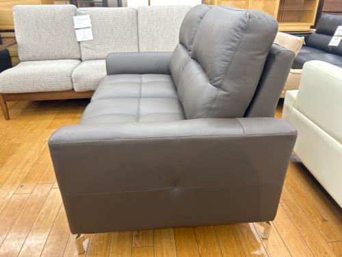 不二貿易 (フジボウエキ) 2人掛けソファー ブラウン 2人掛け 半革