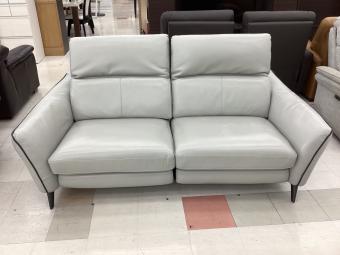 大塚家具(IDC) (オオツカカグ) 3人掛けソファー グレー 電動リクライニング 総革 L/S Motion 62