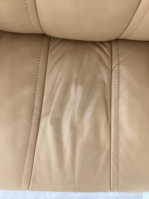 Ekornes (エコーネス) リクライニングチェアー キャメル Sサイズ クラシック  オットマン付 レザー Stressless Wing