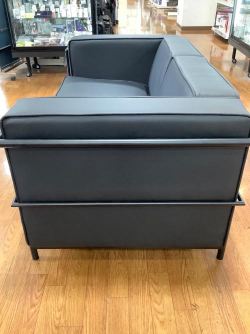 アーバン通商 (アーバンツウショウ) コルビジェ風ソファ ブラック 2人掛け 未使用品