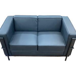 アーバン通商 (アーバンツウショウ) コルビジェ風ソファ ブラック 2人掛け