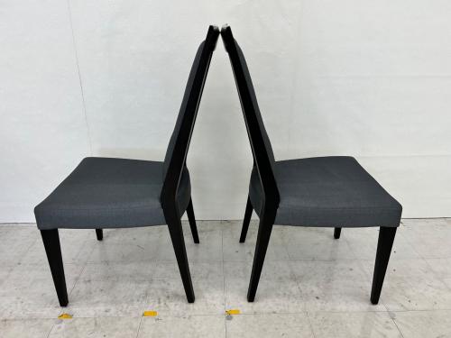 karimoku (カリモク) ダイニング3点セット ブラック×グレー