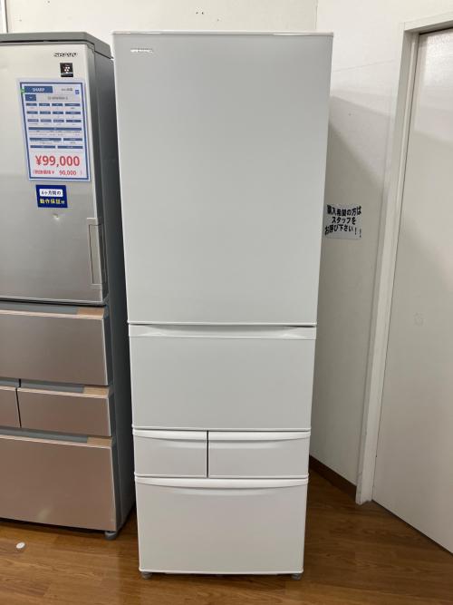TOSHIBA (トウシバ) 5ドア冷蔵庫 自氷付き GR-V41GH(WU) 2023年製 411L 清掃【未実施】