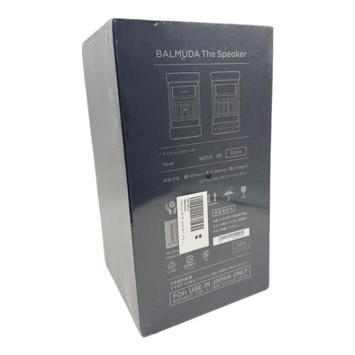 BALMUDA (バルミューダ) Bluetooth対応スピーカー M01A-BK Blue Tooth機能