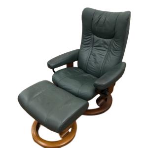 Ekornes (エコーネス) リクライニングチェアー グリーン Wing
