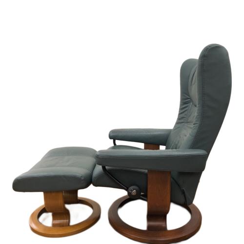 Ekornes (エコーネス) リクライニングチェアー グリーン Wing