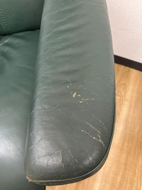 Ekornes (エコーネス) リクライニングチェアー グリーン SizeS Wing